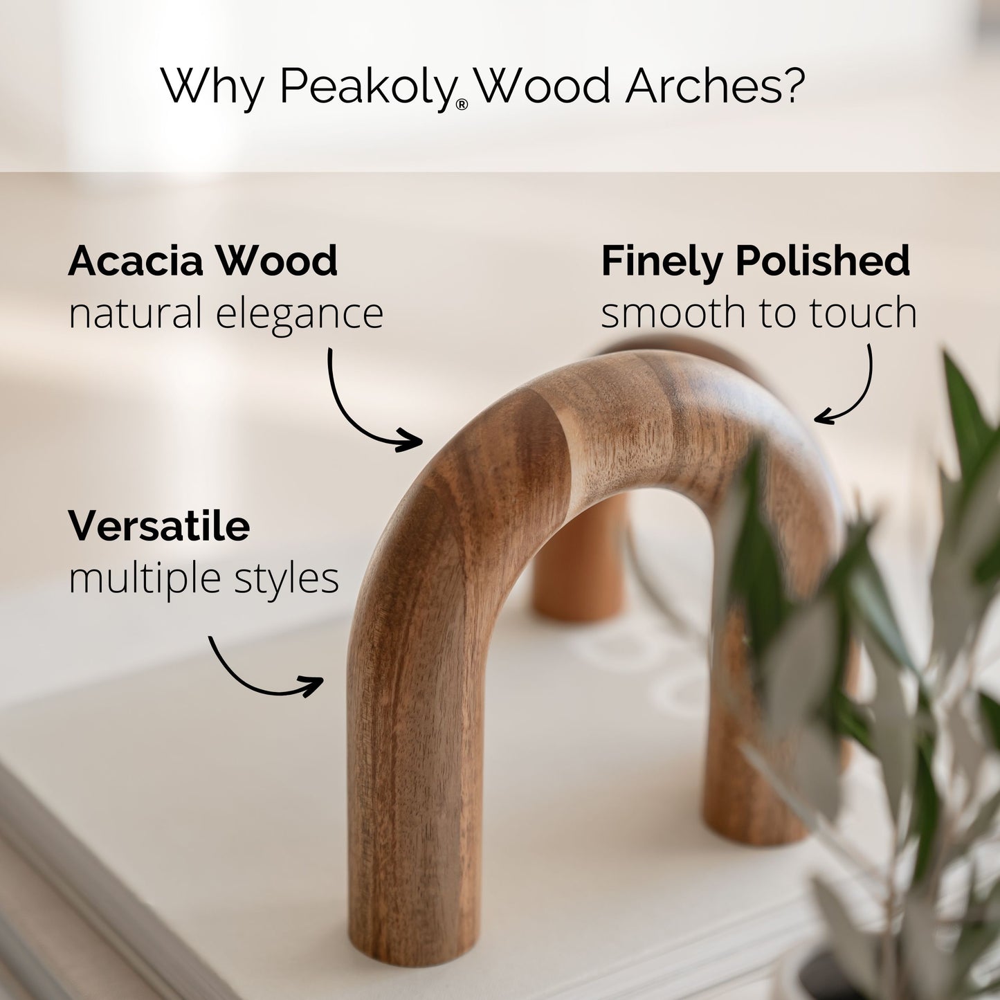 Wood Arch Decorative Objects - Create a cozy and inviting atmosphere with our handcrafted wooden arch decor pieces