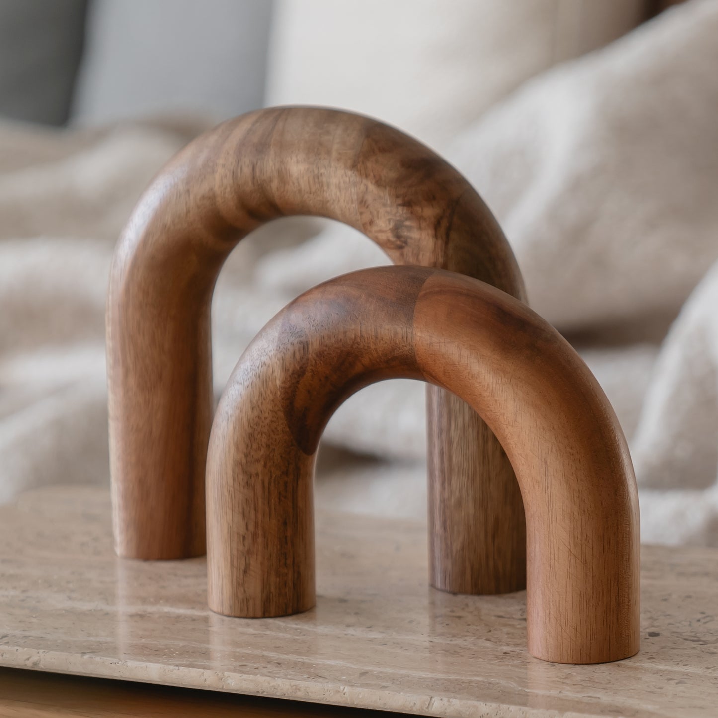 Wood Arch Decorative Objects - Create a cozy and inviting atmosphere with our handcrafted wooden arch decor pieces